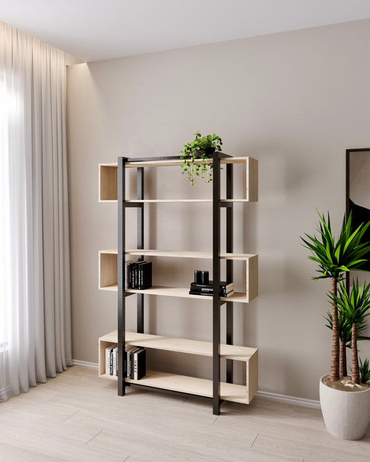 boho 6ft bookshelf